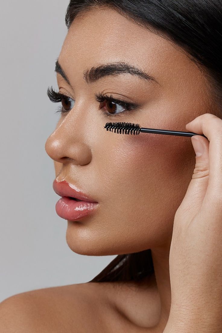 Add mascara for that edgy finish