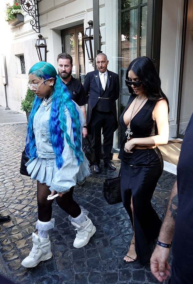 Kim Kardashian and daughter, North West
