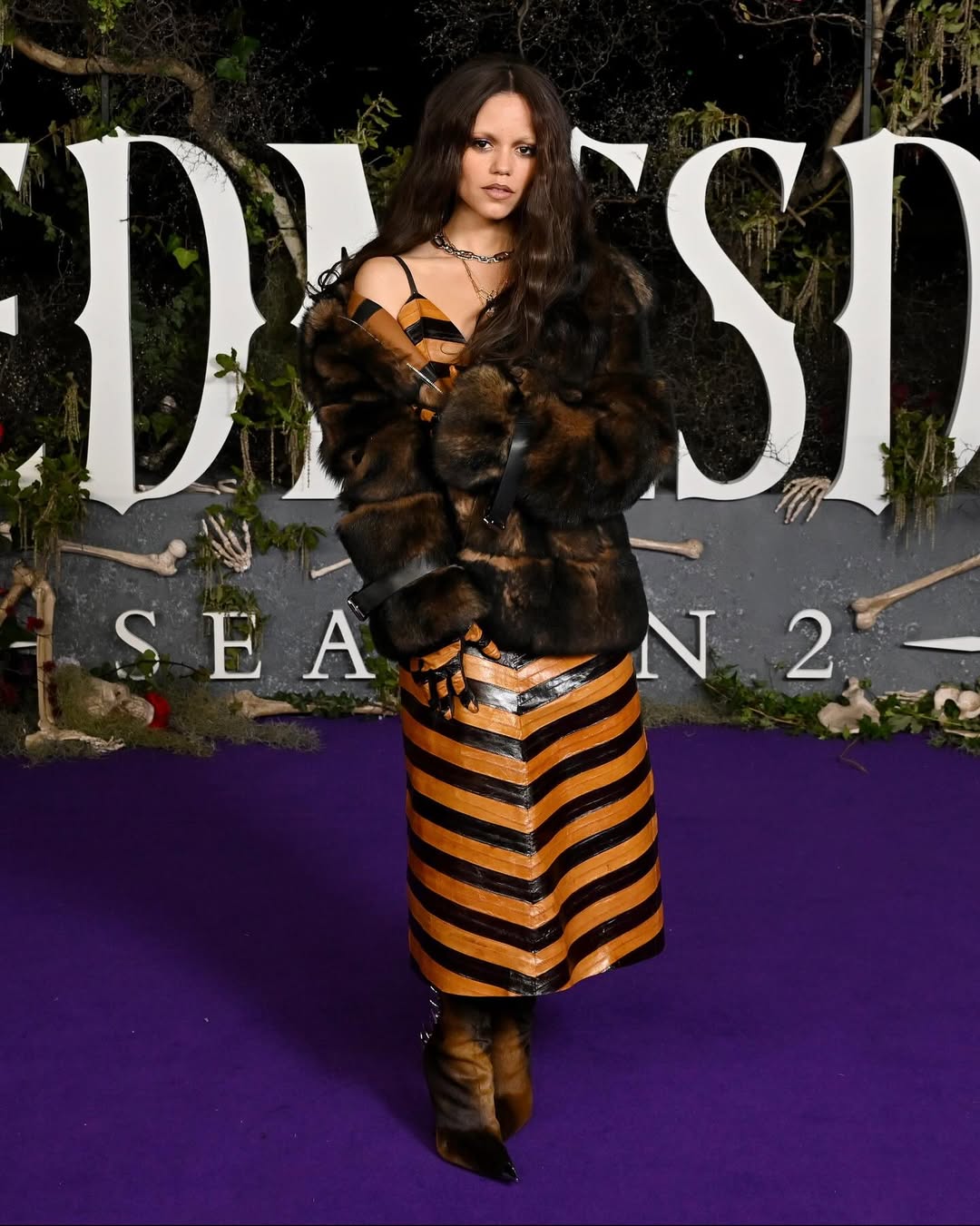 Jenna Ortega at the Premiere of Wednesday Season 2