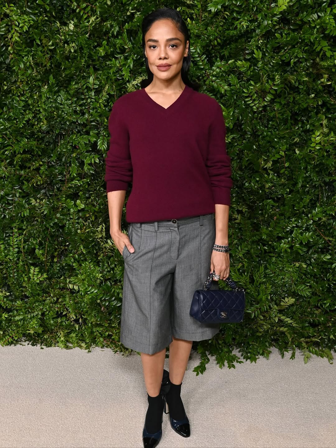 Tessa Thompson at the Academy women's luncheon 2025