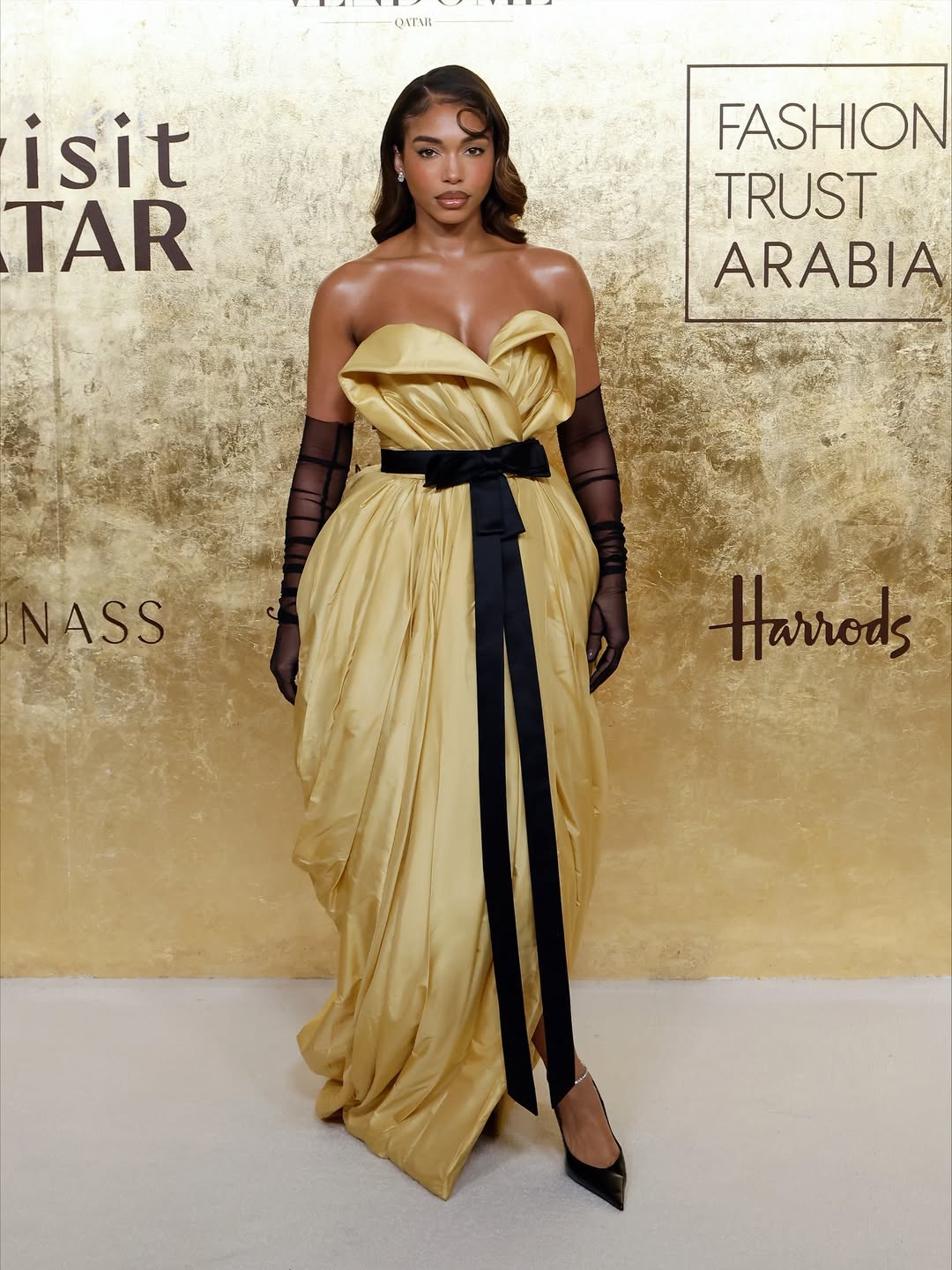 Lori Harvey at the Fashion Trust Arabia Awards Ceremony 2025 - Instagram 