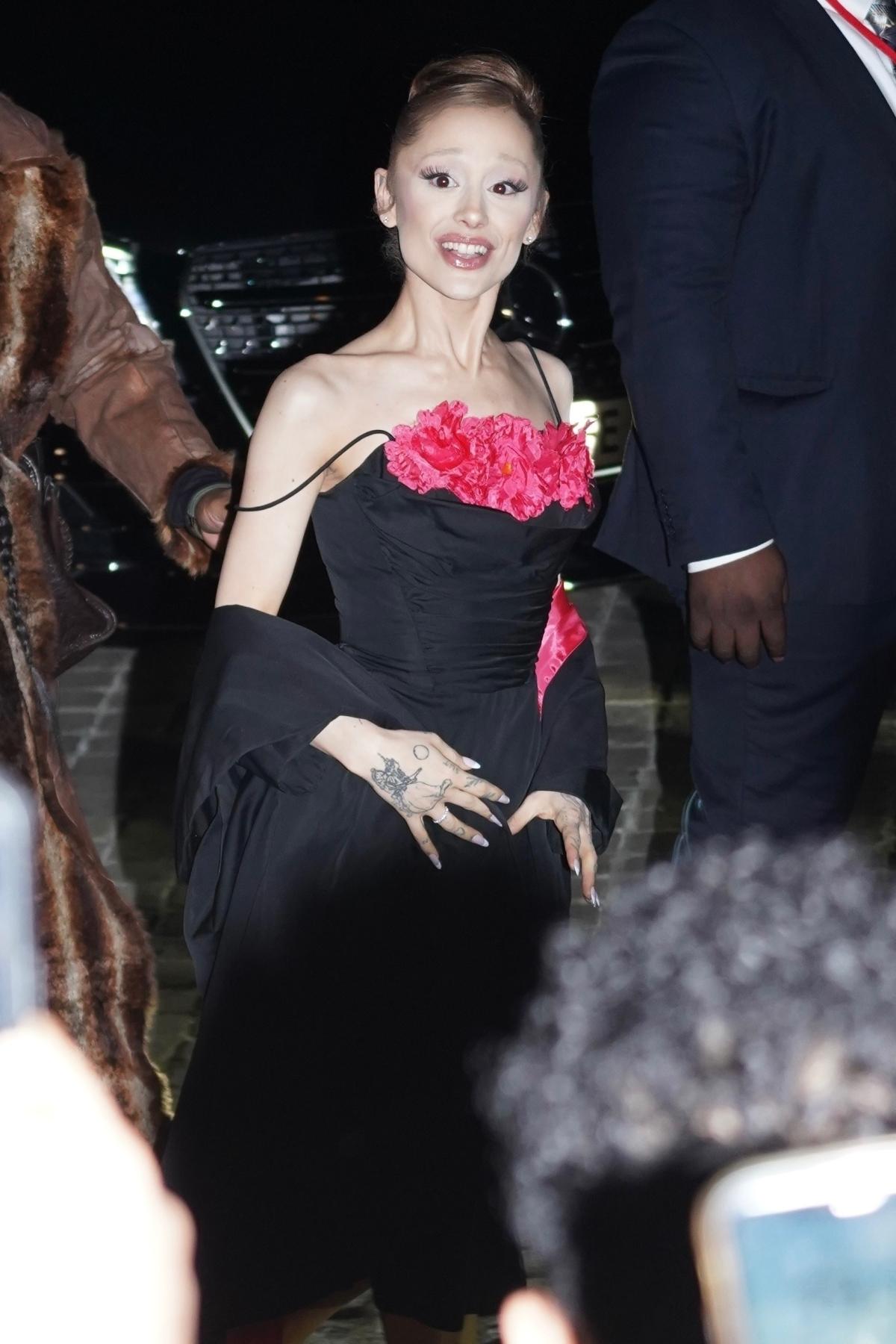 Ariana Grande for the Premiere of the sequel in France